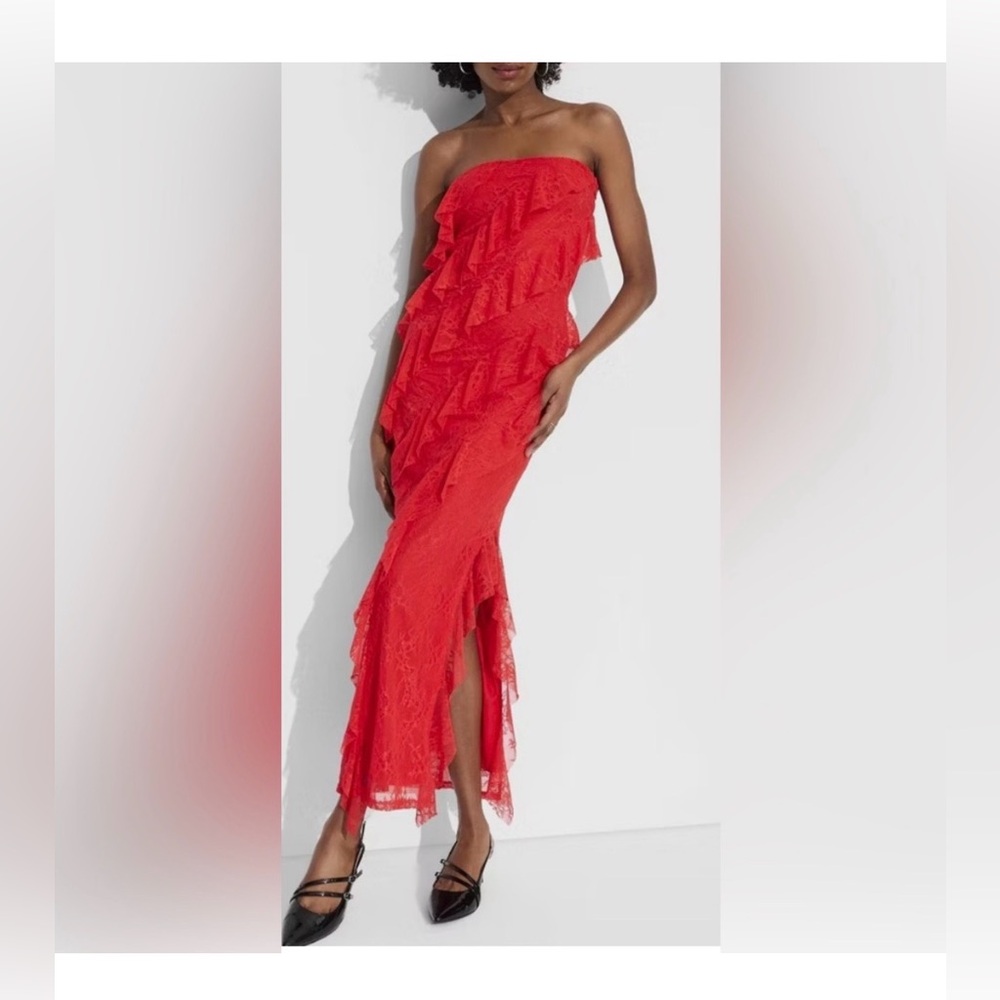 Wild Fable Bold Rose Red dress